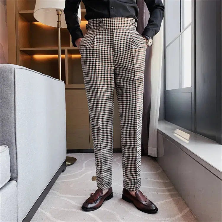Pied-de-poule Pants